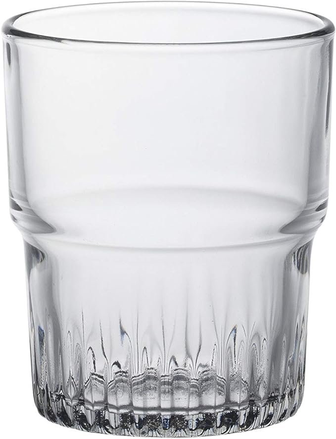 vaso de vidrio transparente y apilable de duralex